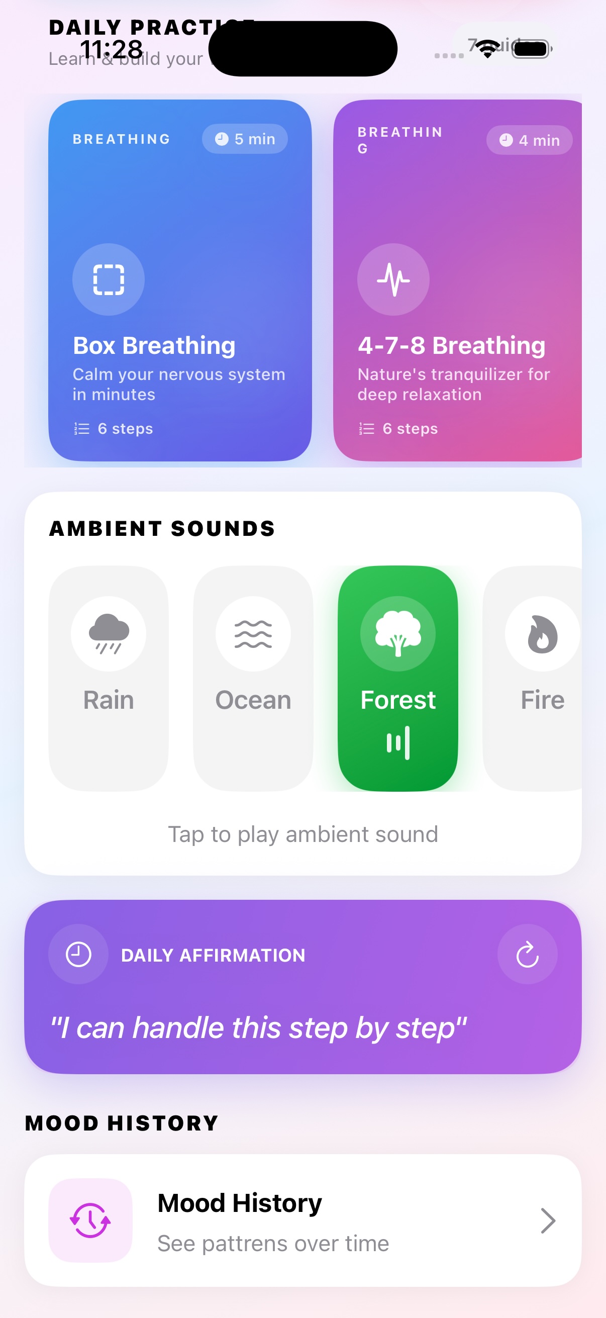 Relax Mind daily practice